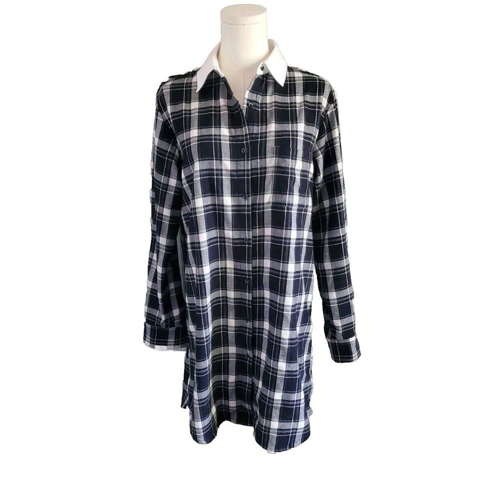 Maje Black and White Plaid Mini Dress
